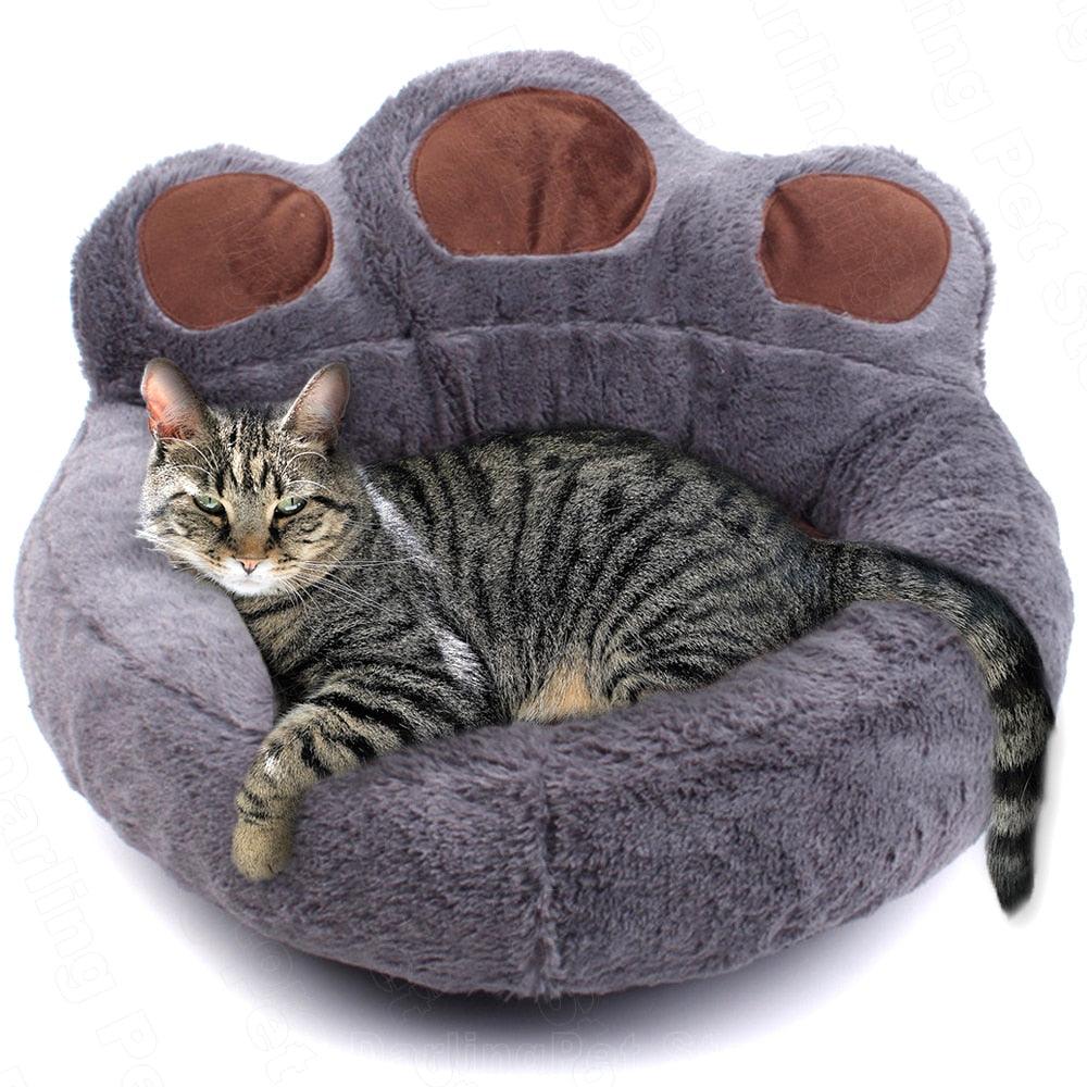 Cats Basket Mat Winter Warm Plush Beds - Fidoming