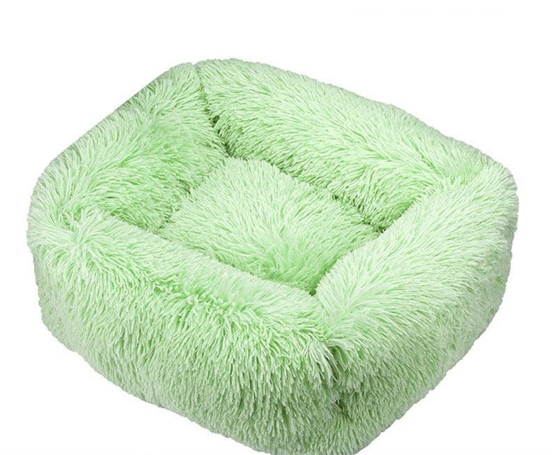 Luxury Dog Bed Square Dog Beds Long Plush Dog Mat Beds - Fidoming