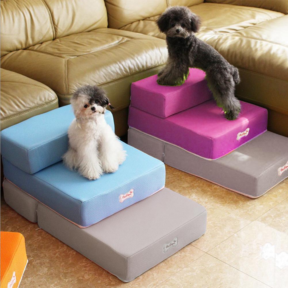 Pet Stairs Detachable Pet Bed Dog Ramp Two Steps Mix & Match - Fidoming