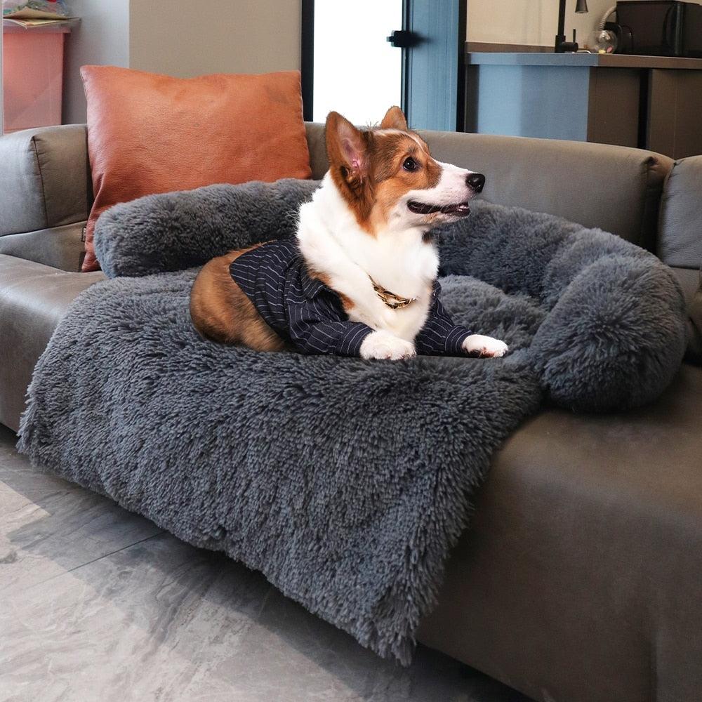 Super Large Calming Dog Bed Mats Match Sofa - Fidoming
